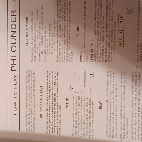 Vintage 60's Excellent Condition Phlounder Boardgame - Picture 8 of 10